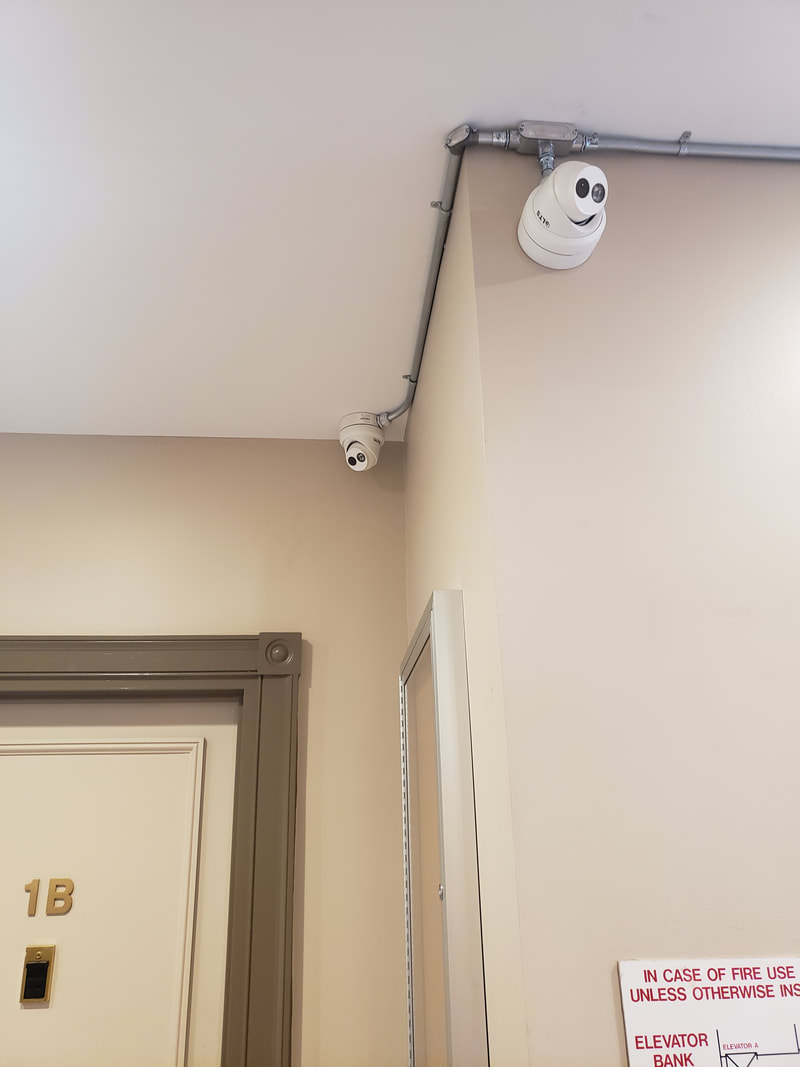  4K IP Security Camera System installation  For Residential  Building 