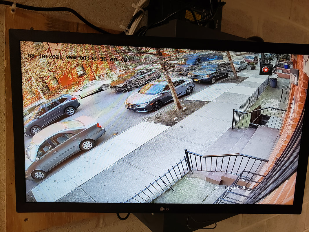 Security Camera system installation for co-op
