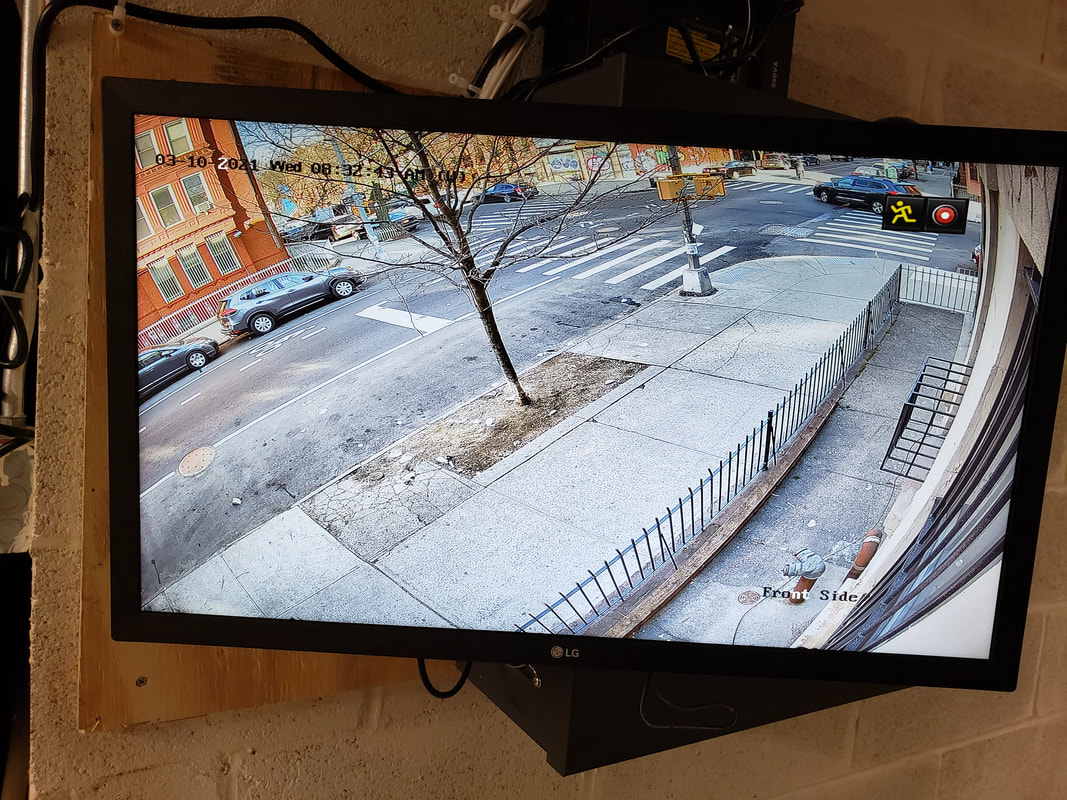 Security Camera system installation for co-op